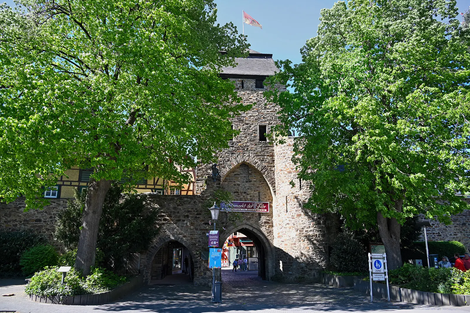 Das Ahrtor in der Altstadt von Bad Neuenahr-Ahrweiler