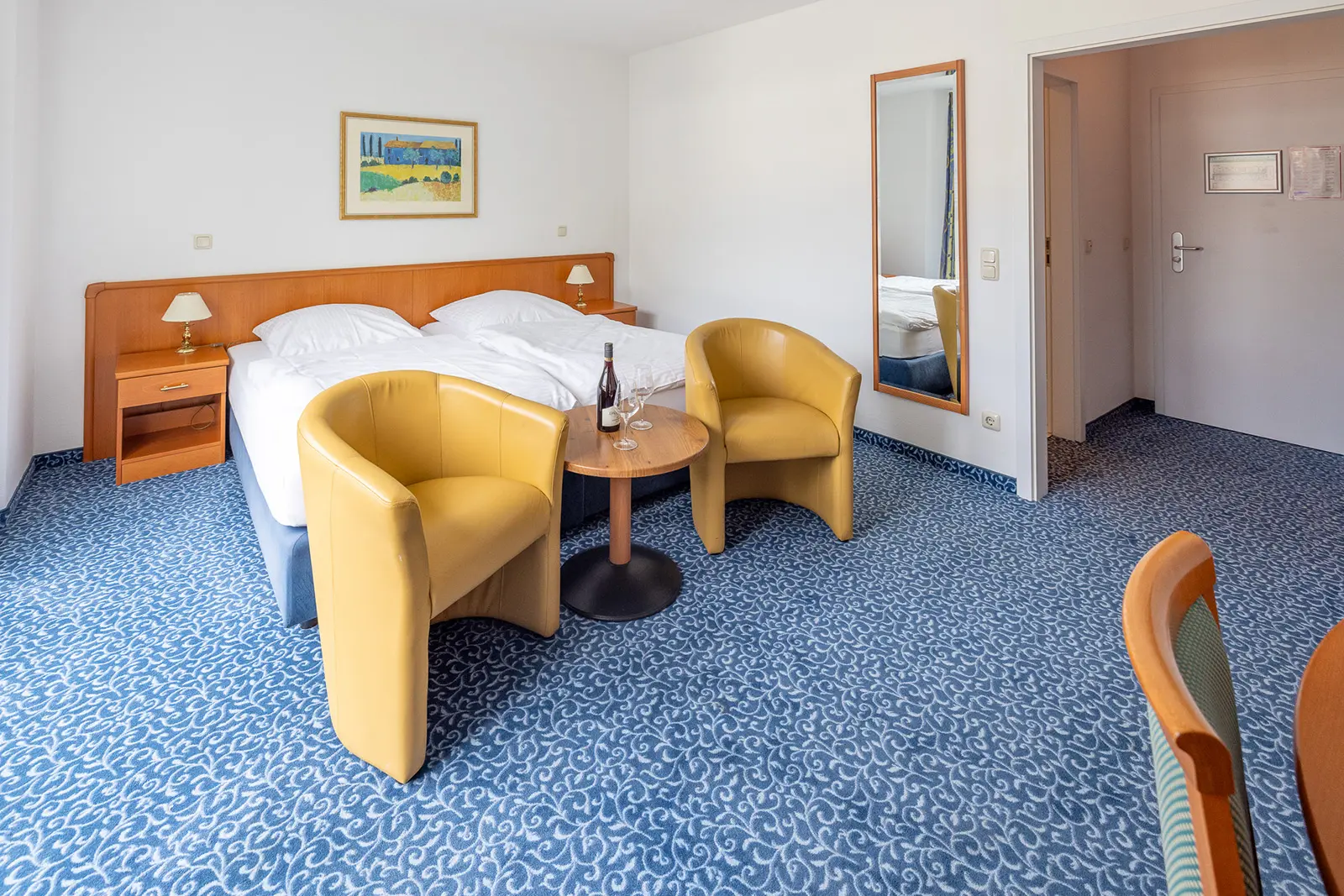 Doppelzimmer im Hotel zum weißen Turm